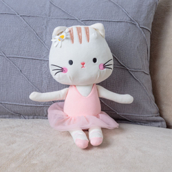Мягкая игрушка Кошка из велюра для девочек мальчиков подарок