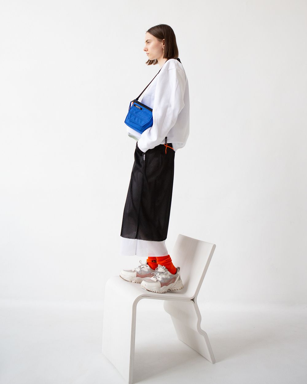 Сумка Gvozdeva Foto через плечо Синяя