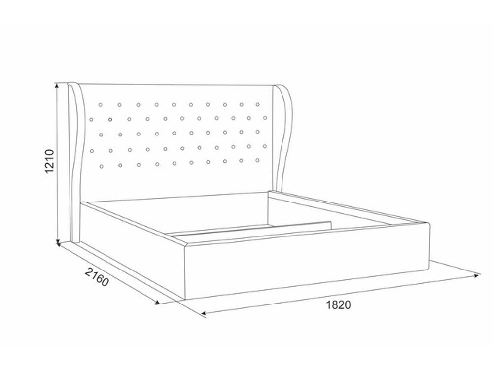 Кровать "Жасмин" с ортопедическим основанием (карамель), велюр, Мебельсон, г. Ижевск