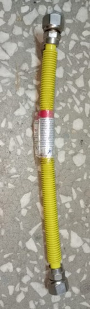 Подводка-сильфон ЗУБР для газа, растяжная нерж сталь г/г1/2"-0,3-0,6м