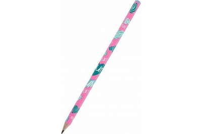 Карандаш ч/г НВ "HappyGraphix. Сердечки. Эмоции. Бирюза" (Bruno Visconti)