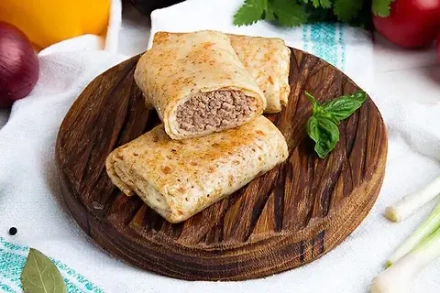 БЛИНЫ фаршированые:  ПЕЧЕНЬ, РИС  (0,4 кг), 5 шт в уп.