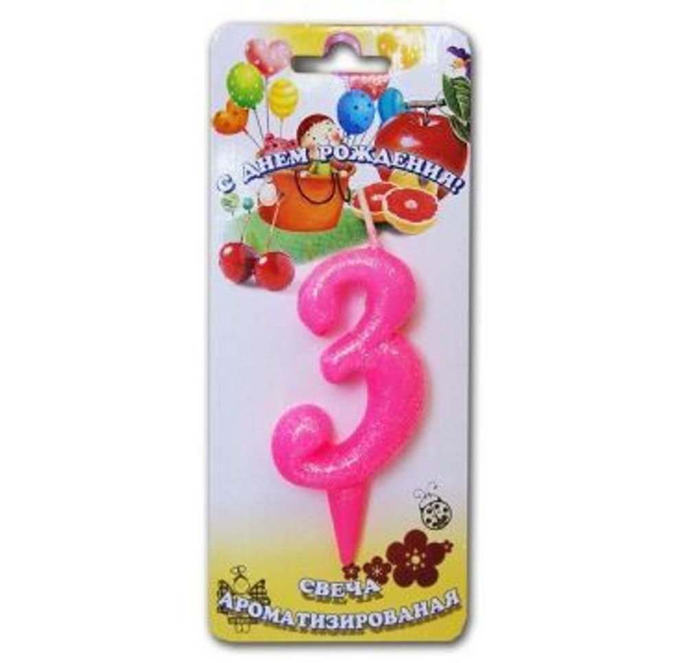 Свеча Мармеладки Цифра 1