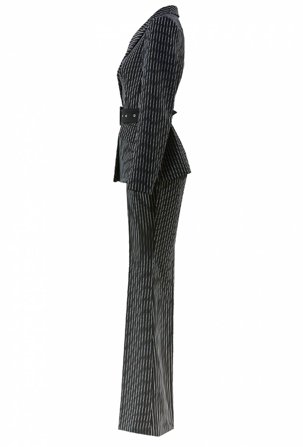 Брючный костюм чёрный 33-01-20 SS