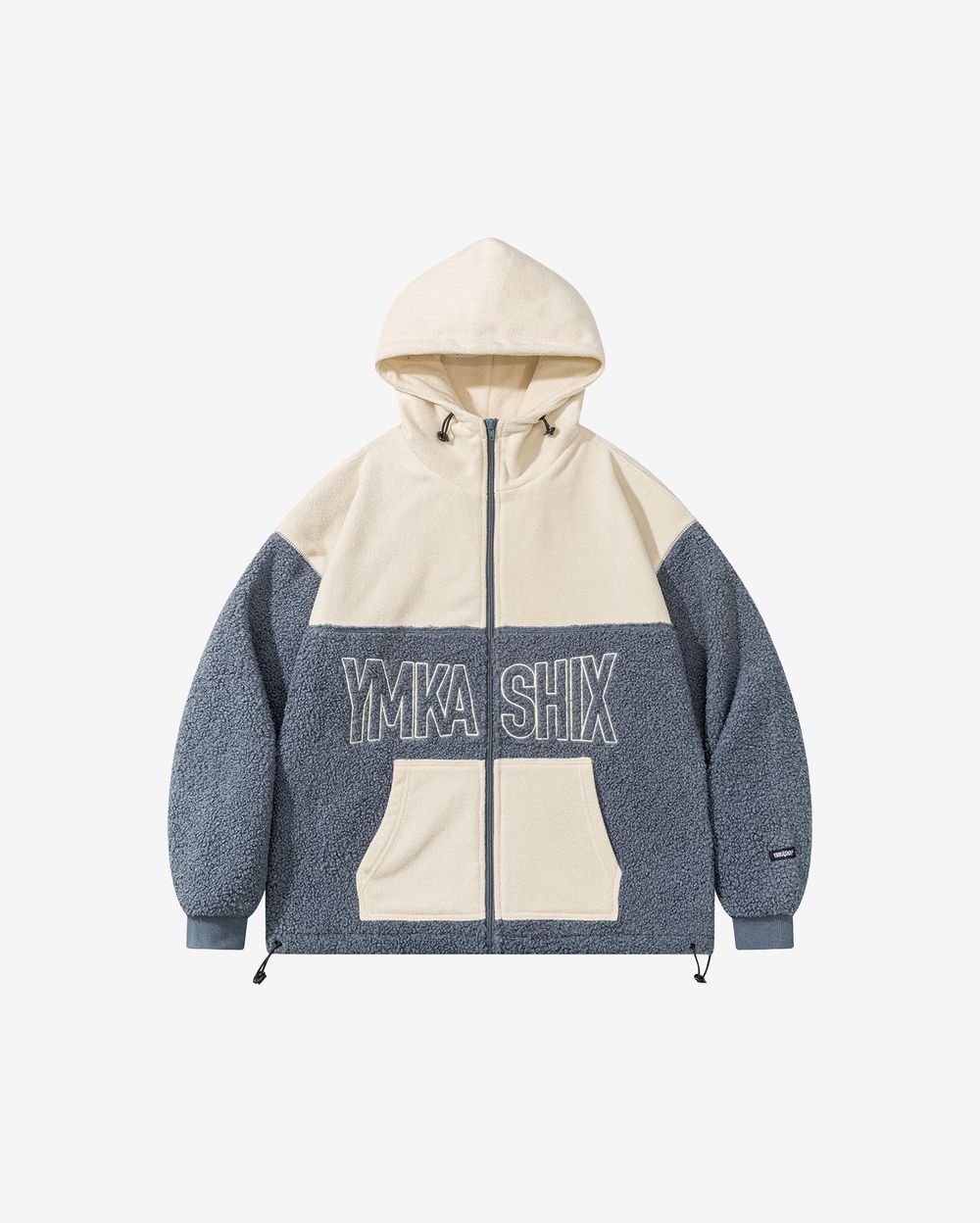 Худи Ymkashix Little Lamb Zip серо-синий/белый