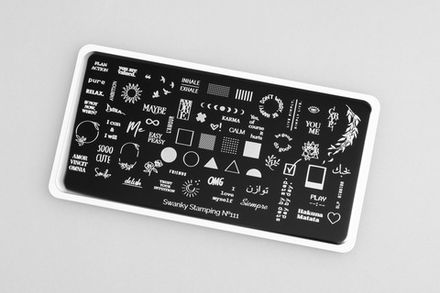 Swanky Stamping Пластина для стемпинга 111