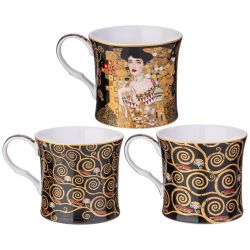 НАБОР КРУЖЕК LEFARD "ART COLLECTION" (Г. КЛИМТ) 3 ШТ. 280 МЛ (КОР=18НАБ.)