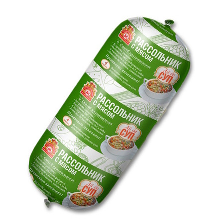 Рассольник с мясом 580г. Гродненский МК