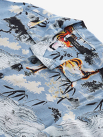 Рубашка с коротким рукавом для мальчика Next 905-625, Голубой