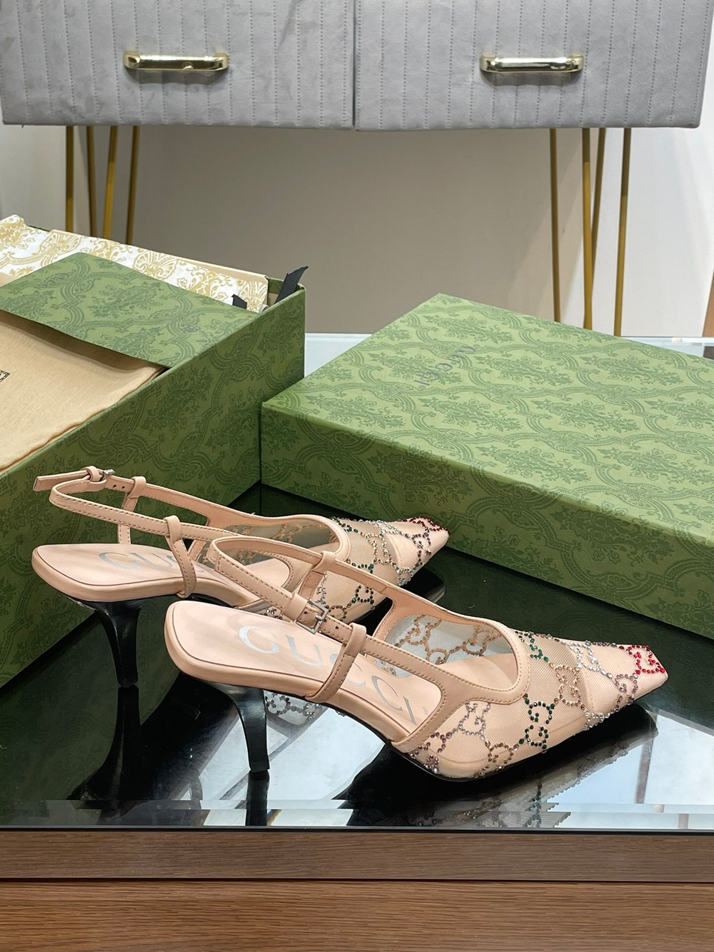 Gucci GG Slingback Pump 7.5 cm