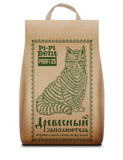 NO NAME древесный наполнитель крафт-пакет 25л/9кг