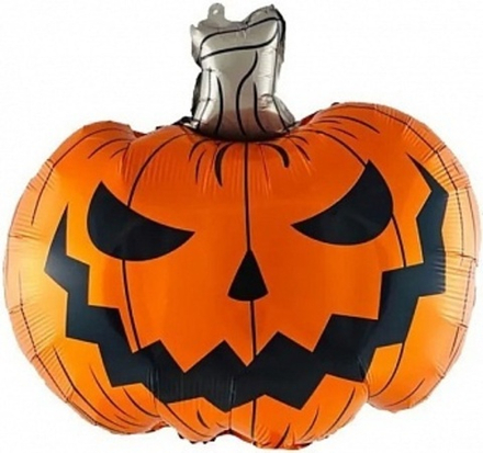 К Фигура Страшная тыква на Хэллоуин Оранжевый 24''/61 см.
