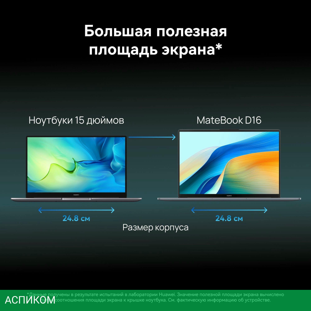 Ноутбук Huawei MateBook D 16 MCLG-X Space Gray (53014BKU)