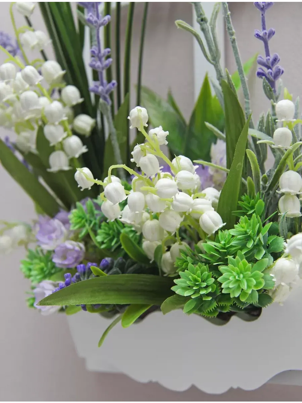 Панно на стену для интерьера "Окно с цветами"