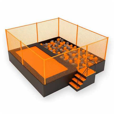 Батутные арены с поролоновой ямой