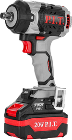АКЦИЯ! Гайковерт IMPACT аккум. бесщеточный P.I.T. PIW20H-600A /2