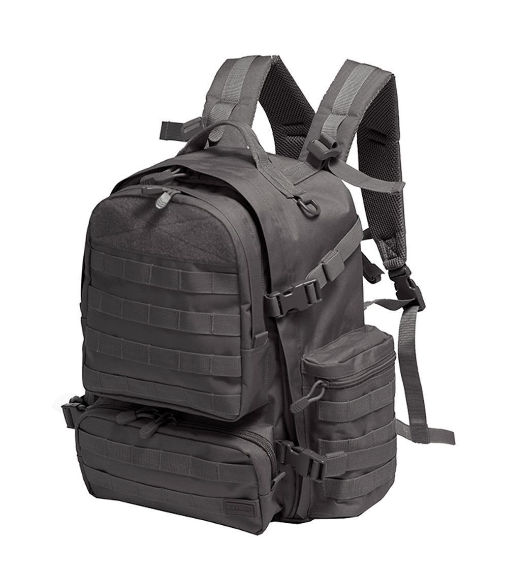 Рюкзак штурмовой Gongtex 37 л Черный Cordura