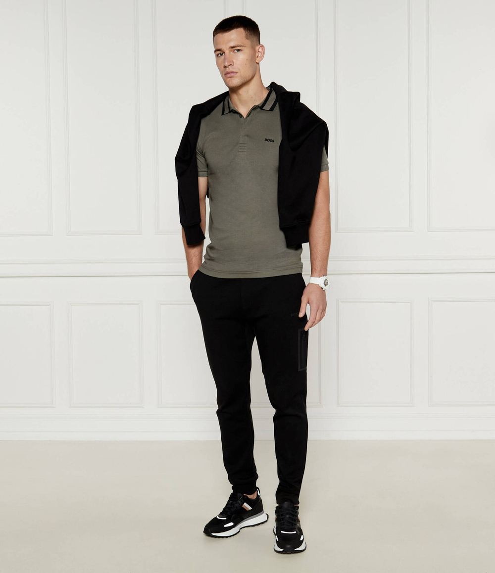 Поло Paule BOSS GREEN - хаки(50525172)