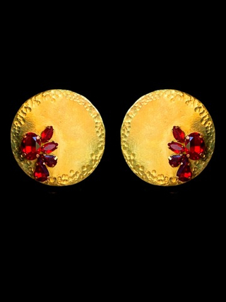 Серьги ЗЕРКАЛО со стразами (под заказ)