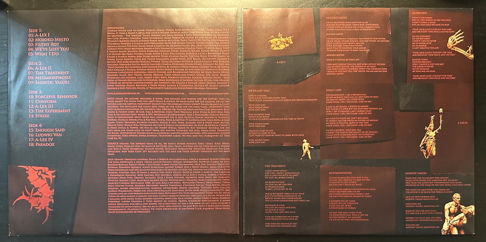 Sepultura - AВ-Lex 2LP (Германия 2009г.)