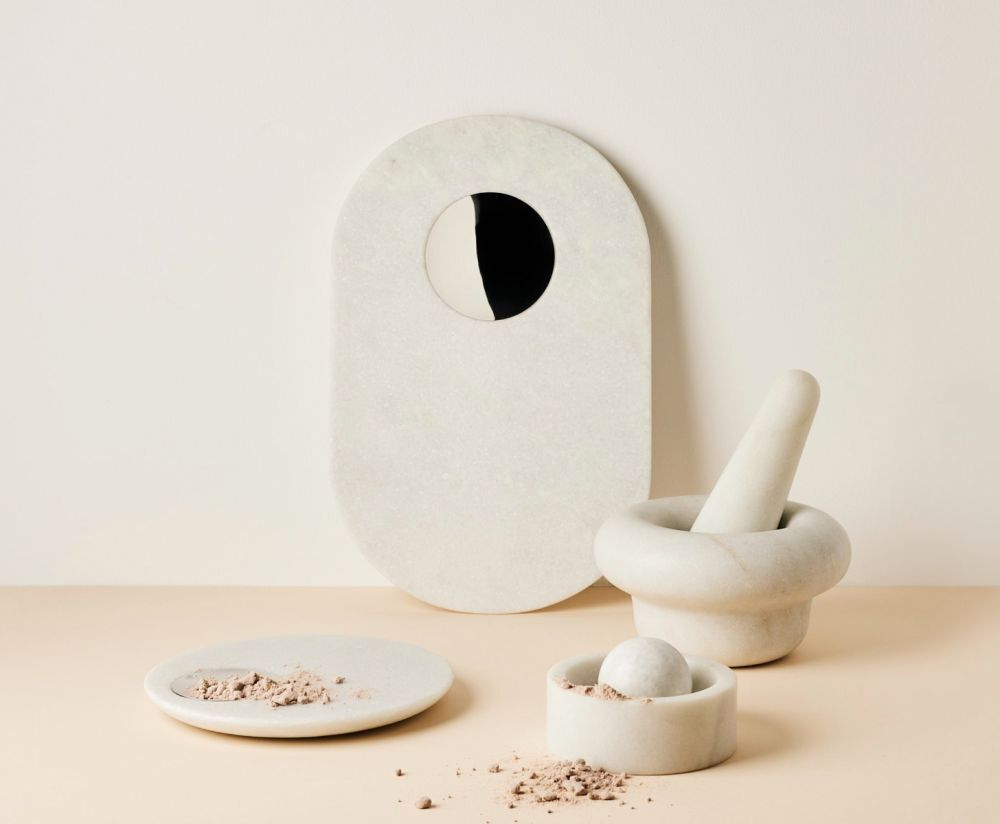 Ступка Pestle and Mortar white