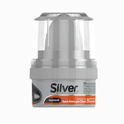 Крем-блеск Silver Черный для обуви 50 мл