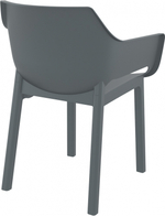 Кресло пластиковое Siesta Contract Dora, темно-серый