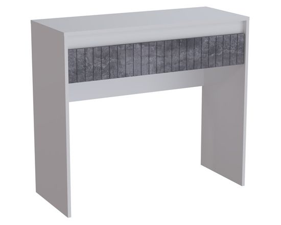 белый / бетон темный