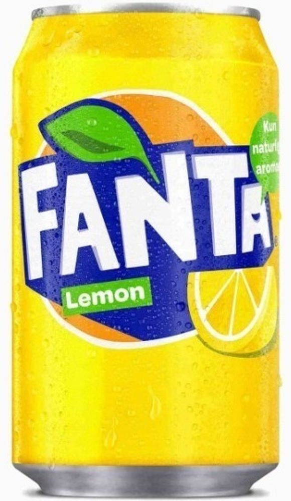 Газированный напиток Фанта Лимон / Fanta Lemon 0.33 - банка