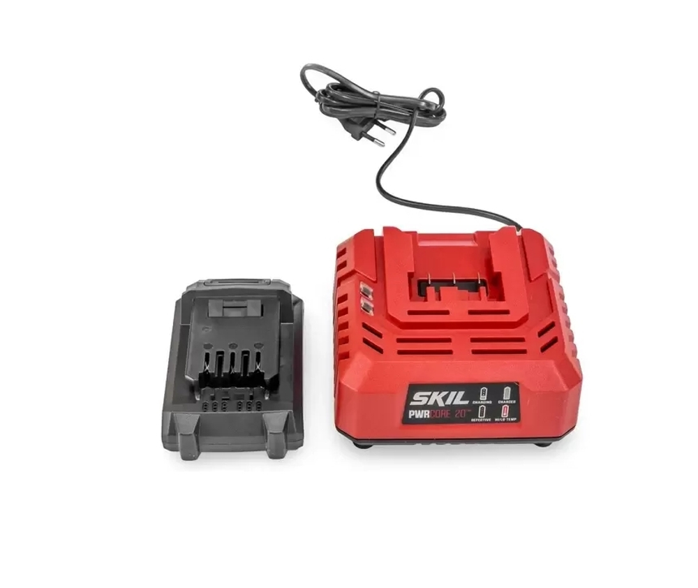 Набор: Зарядное устройство SKIL SC0060 (60W) и Аккумуляторная батарея BY5197 (2Ач) + сумка BG3224