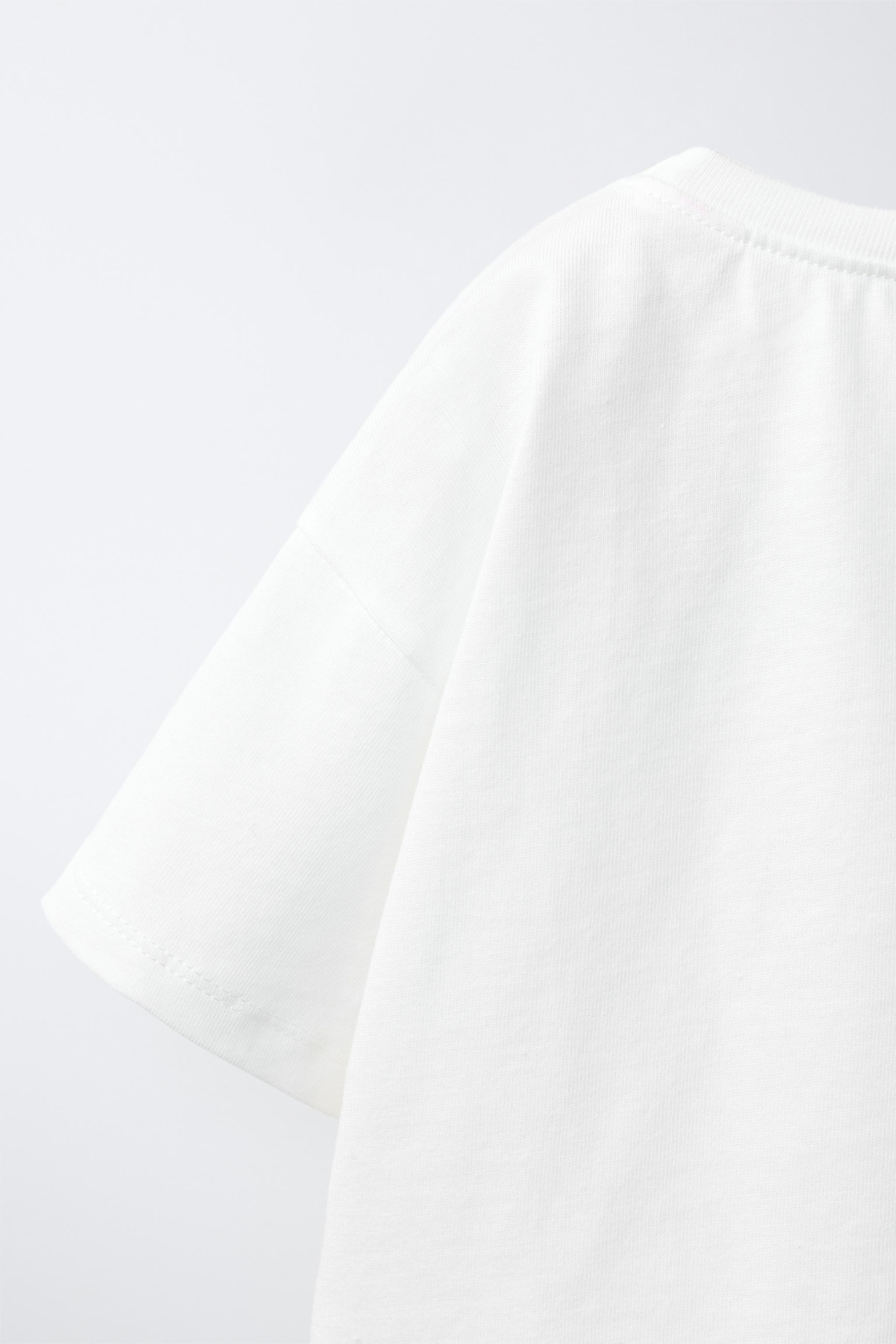 ZARA ФУТБОЛКА С ФРУКТАМИ, БЕЛЫЙ