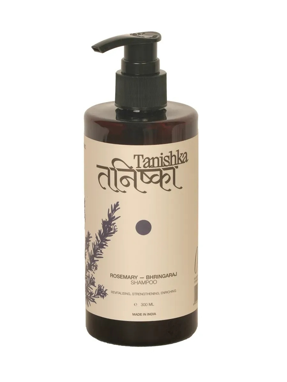 TANISHKA Rosemary & Bhringraj Shampoo Укрепляющий шампунь для волос 300мл