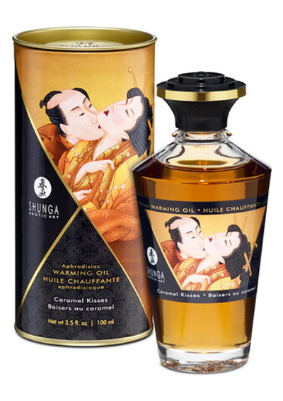 Возбуждающее разогревающее масло "Карамельный поцелуй" 100 мл (Цвет: прозрачный)
