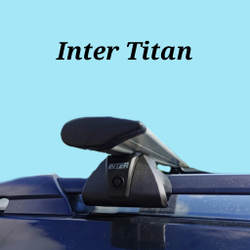Багажник Интер Титан с секреткой под звёздочку с крыловидной поперечиной 120 см.