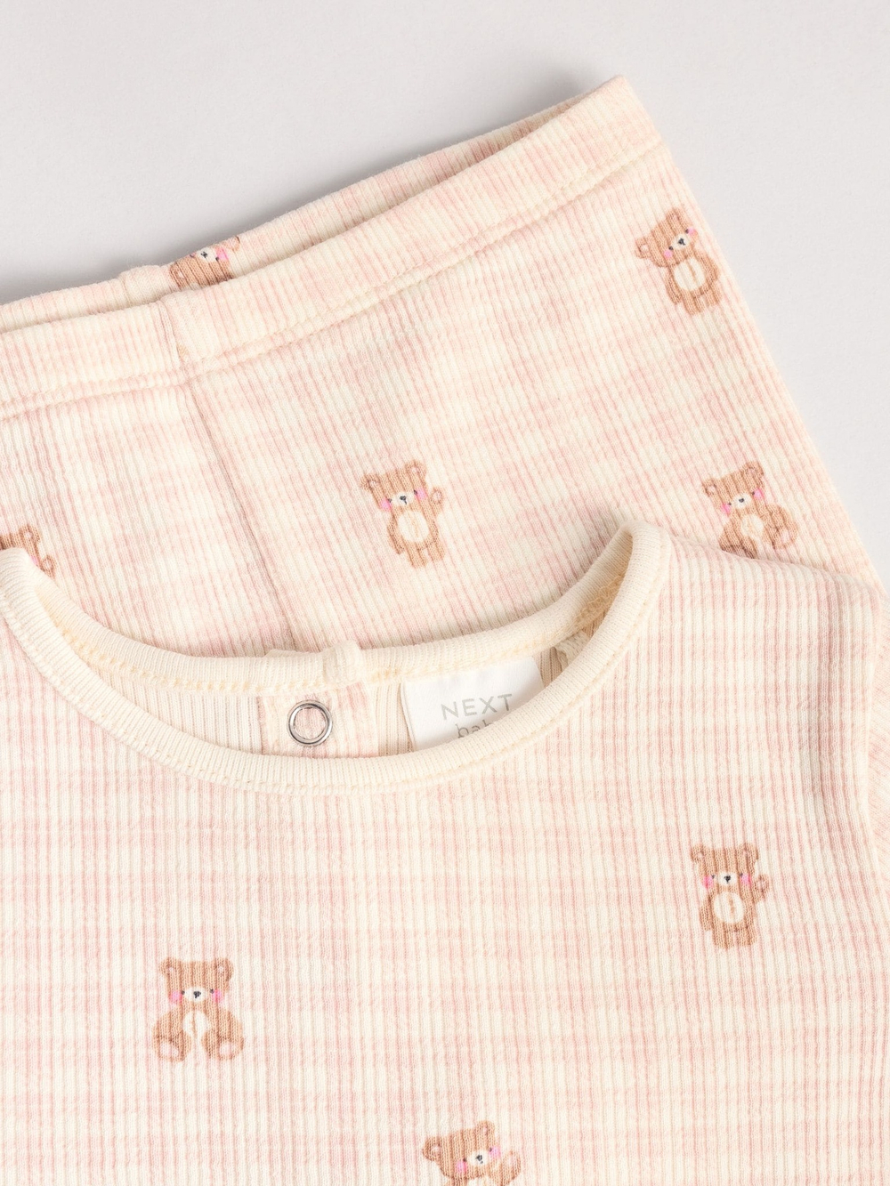 Платье и спортивные брюки в комплекте для девочек Next E66-456, Бежевый