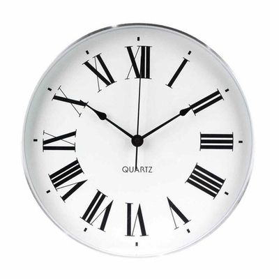 Часы настенные 31*4,2см EG7757-HF383W, белый/серебро