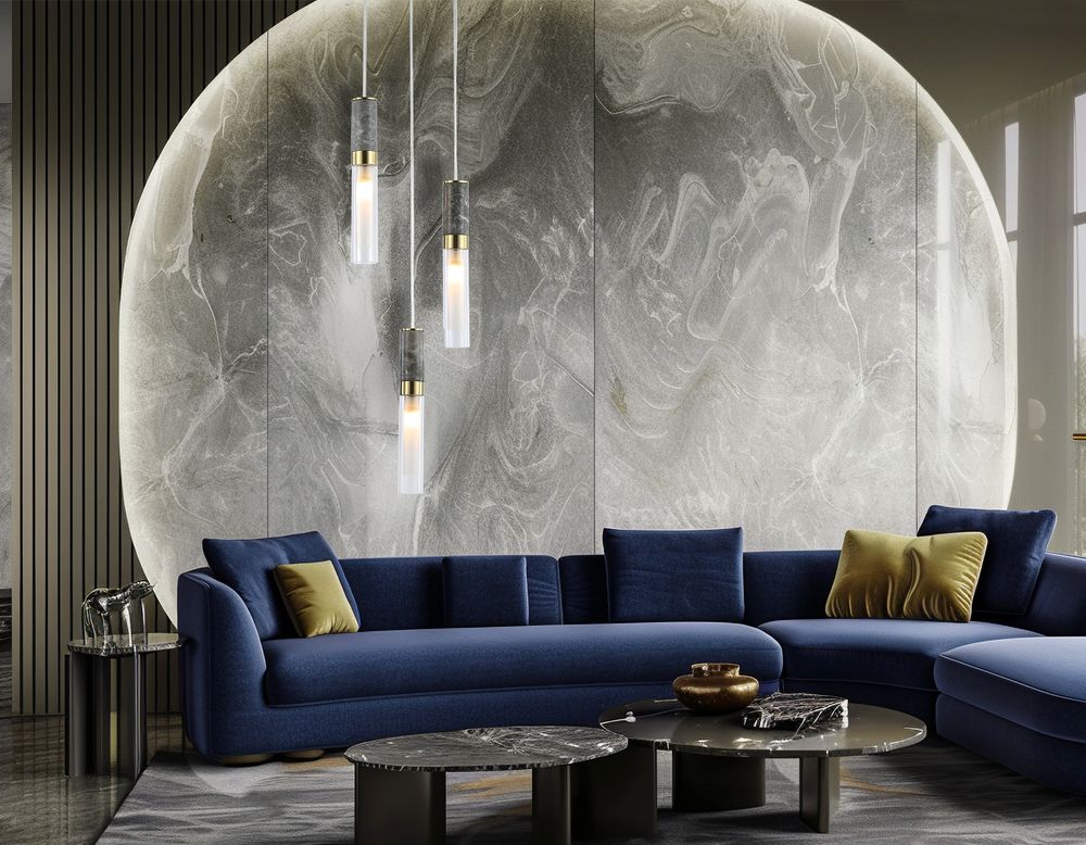 Ambrella Подвесной светильник с мрамором Ceramo Modern LH53351