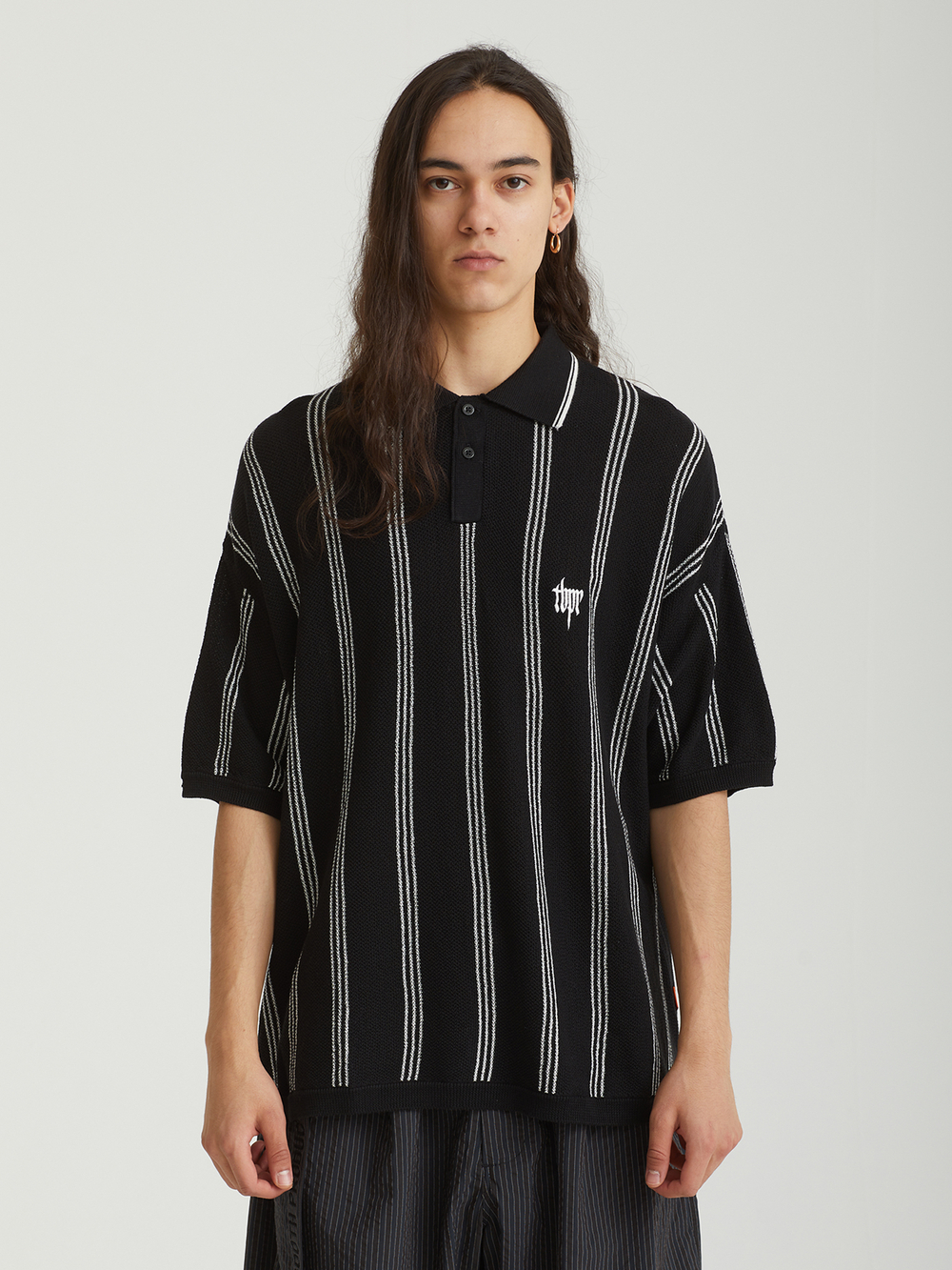 Мужское Поло Stripe Knit