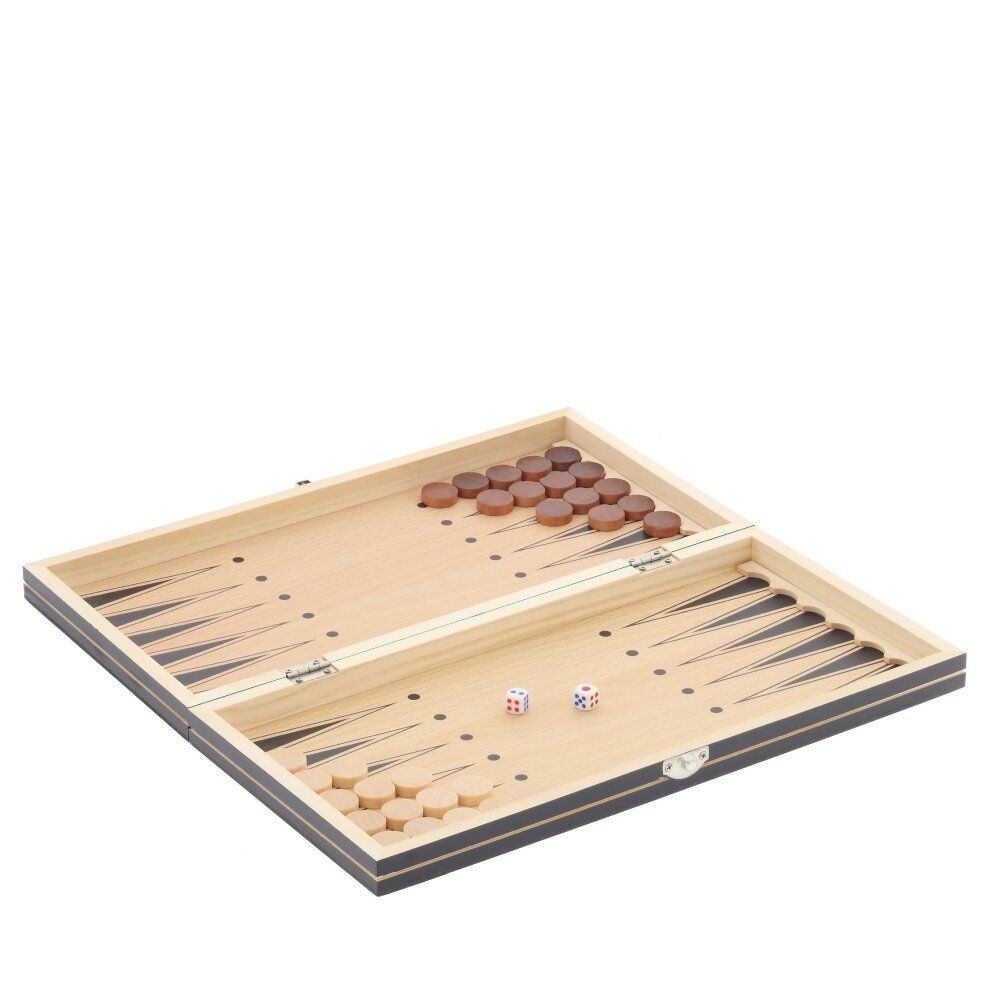 GAEM Игра настольная 3 в 1 (шахматы, шашки, нарды), L39 W19,5 H4 см