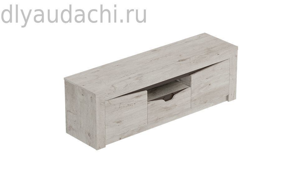 Соренто гостиная Тумба ТВ с 2 дверцами и ящиком Дуб Стирлинг