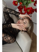 Прозрачная водолазка сетка