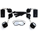 Комплект бондажа Under The Bed Restraints Kit (Цвет: серебристый с черным)
