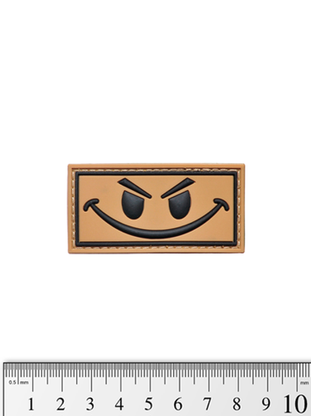 Шеврон Smile PVC. Койот