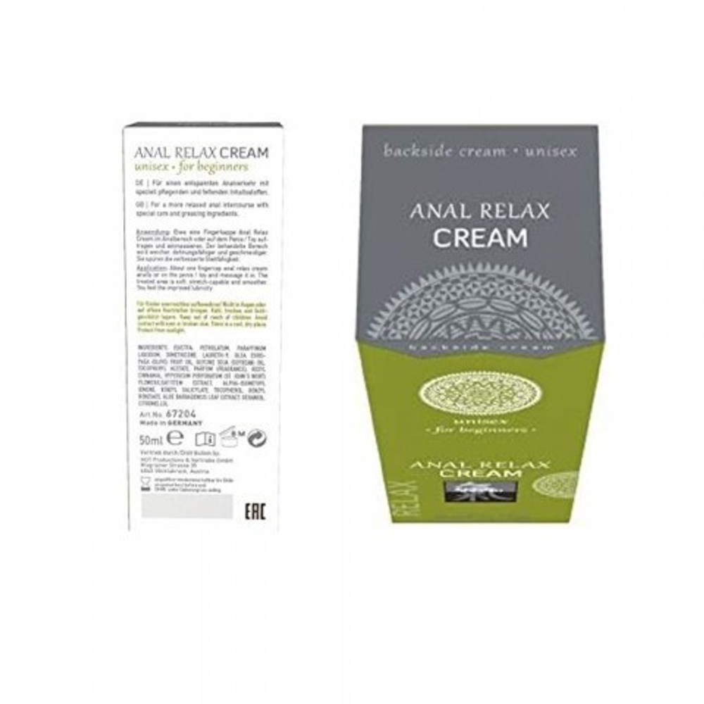 Интимный крем для анального секса Shiatsu ANAL RELAX CREAM unisex for beginners 50 мл.