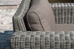 "Боно" лаунж-зона из искусственного ротанга, цвет графит