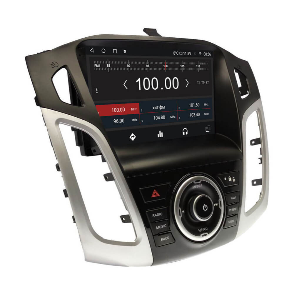 Магнитола для Ford Focus 3 2011-2019 - Parafar PF155LUX1UHD на Android 13, QLED, ТОП процессор, 8Гб+128Гб, CarPlay, 4G SIM-слот