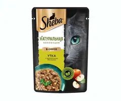 Sheba Nature's Collection пауч для кошек (утка с яблоком рагу) 75 г