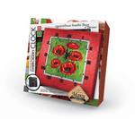 Вышивка гладью "Embroidery clock". Часы"Маки" (Данко)