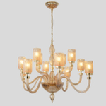 Подвесная люстра Crystal Lux SILVESTRO SP12 AMBER