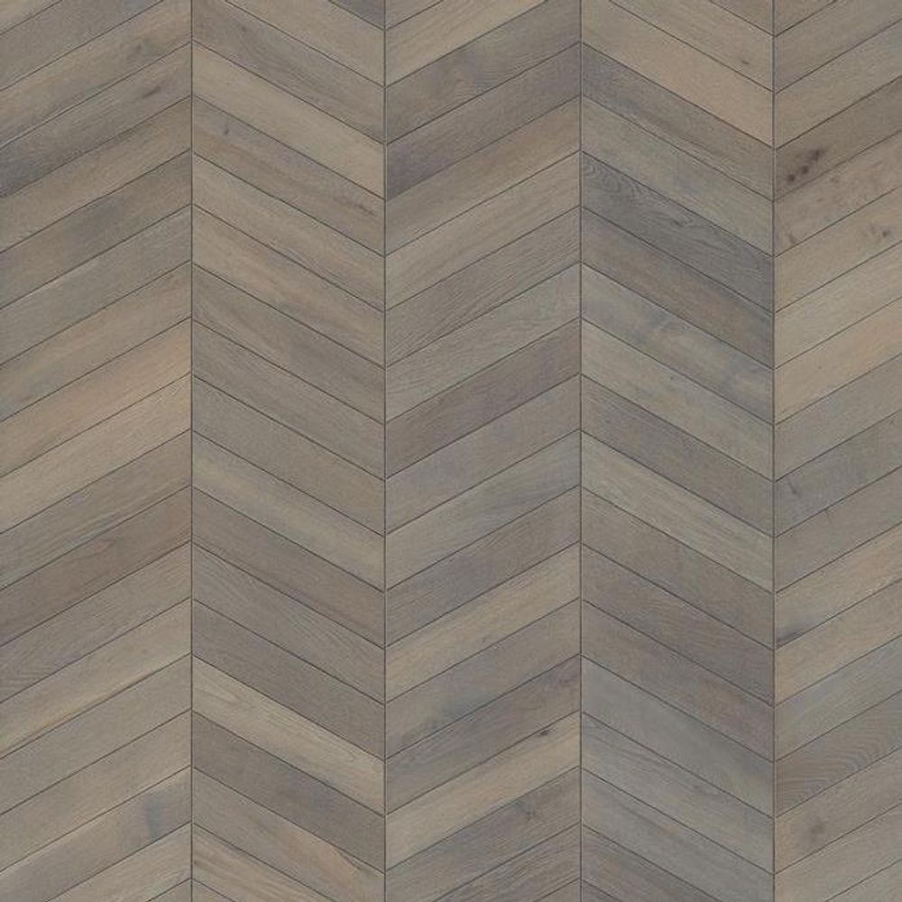 Инженерная доска Kahrs Дуб Шеврон серый  GREY